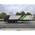 Caminhão de lixo compactado semi-reboque de 35cbm